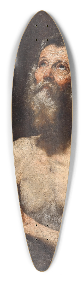 Jusepe de Ribera - Saint Onuphrius 39.3 inch art pintail longboard deck