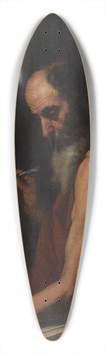 Jusepe de Ribera - St Jerome 39.3 inch art pintail longboard deck