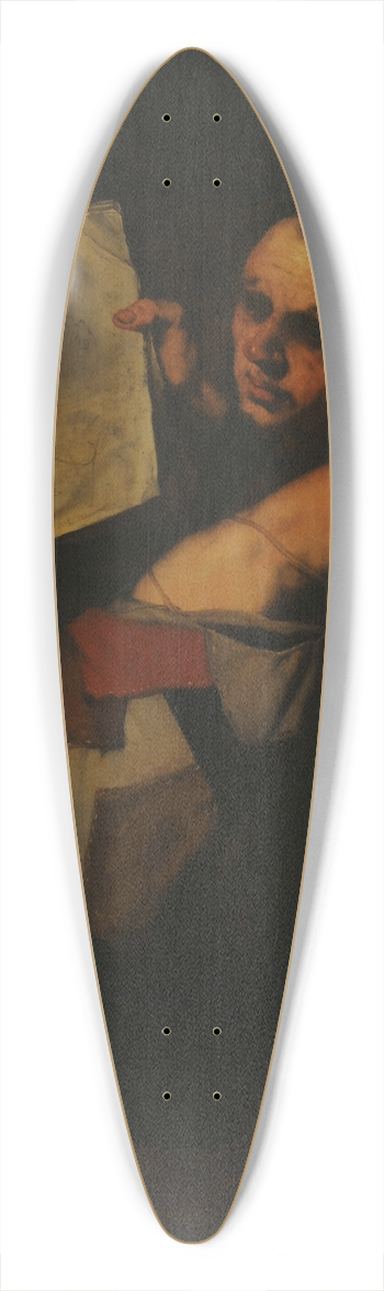 Jusepe de Ribera - Un astrnomo 39.3 inch art pintail longboard deck