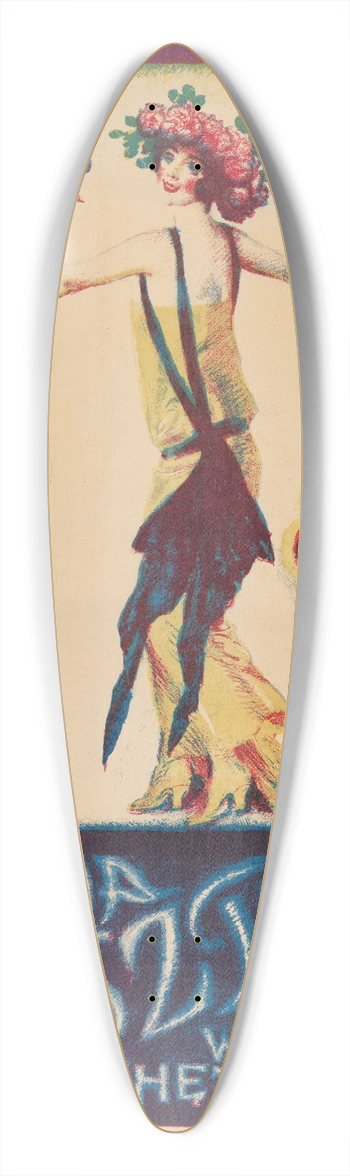 Jzef Mehoffer - LXXVI Sztuki Exhibition 39.3 inch art pintail longboard deck