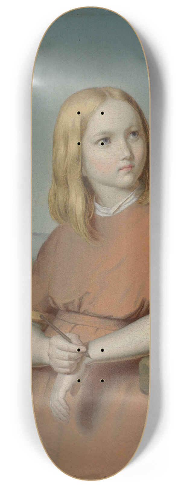 Georg Philipp Schmitt - Bildnis Nathanael Schmitt 8.25 inch art skate deck