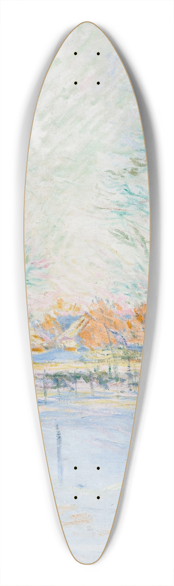 Jzef Pankiewicz - Landscape from Czarnolas 39.3 inch art pintail longboard deck