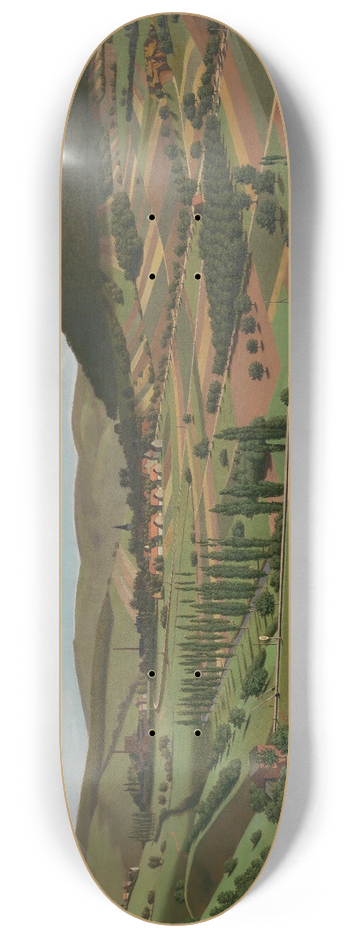 Georg Scholz - Landschaft bei Berghausen 8.25 inch art skate deck