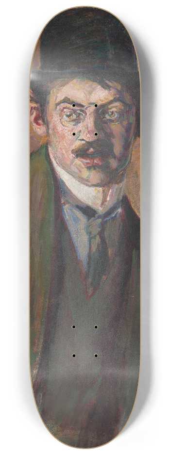 Georg Scholz - Selbstbildnis 8.25 inch art skate deck