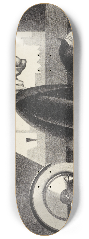 Georg Scholz - Zeitungstrger 8.25 inch art skate deck