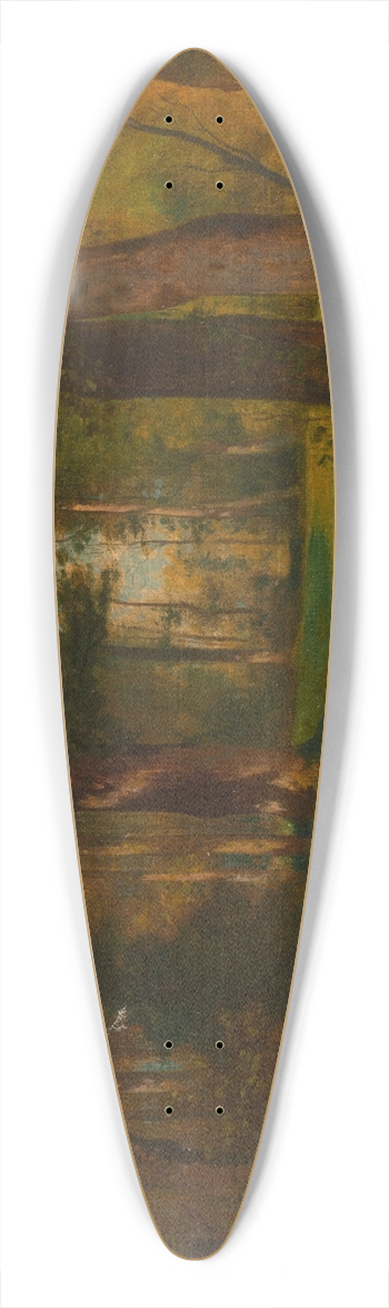 Jzef Szermentowski - Forest 39.3 inch art pintail longboard deck