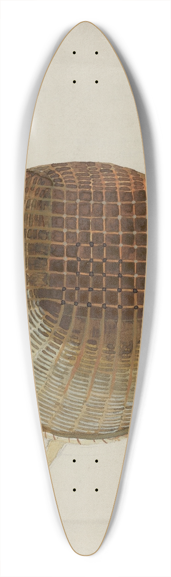 Kapousouz - Shaker Basket 39.3 inch art pintail longboard deck