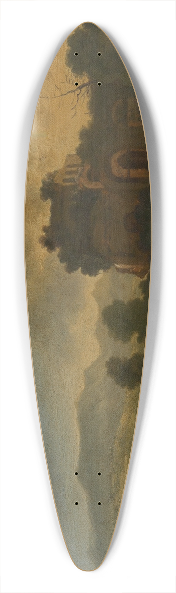 Karel Dujardin - Sdliche Landschaft mit Ruine 39.3 inch art pintail longboard deck