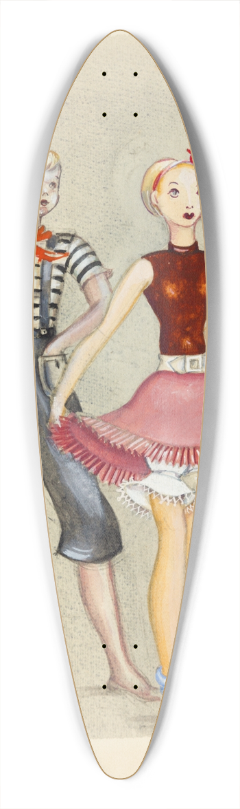 Karin Luts - Niaring, kostmikavand tnavapoisile ja -tdrukule 2 39.3 inch art pintail longboard deck