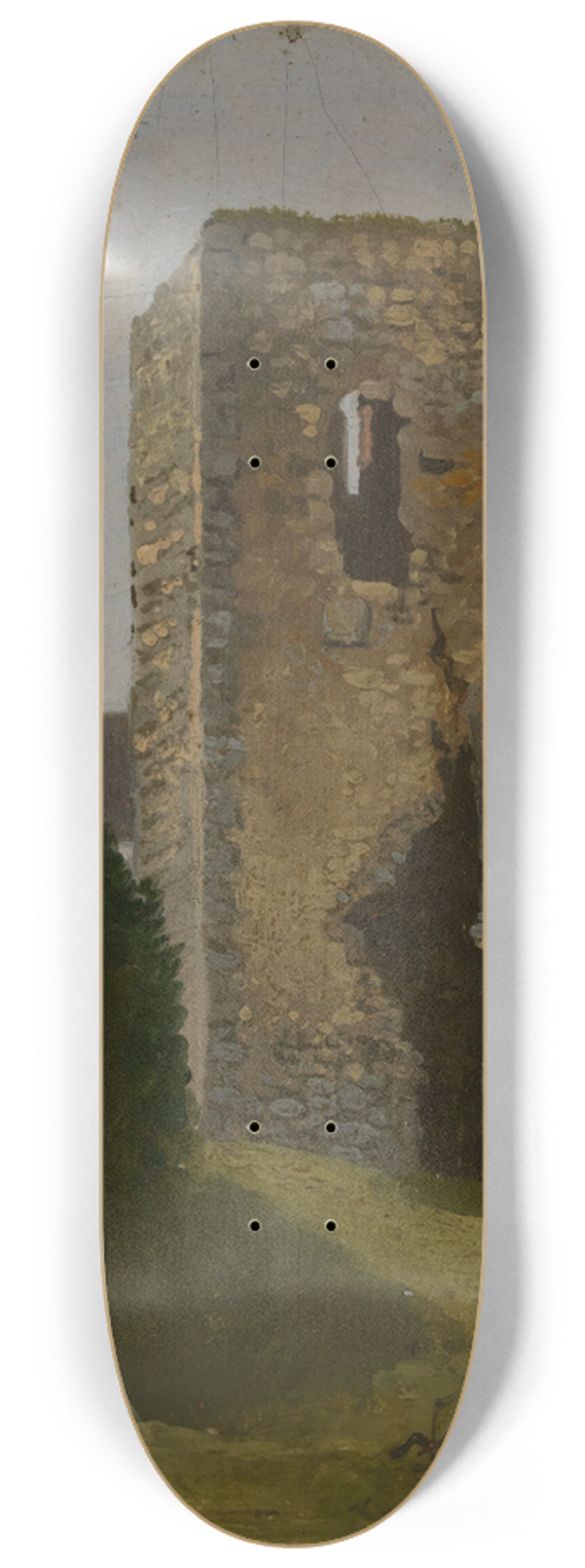 Georg Wilhelm Issel - Turmruine 8.25 inch art skate deck