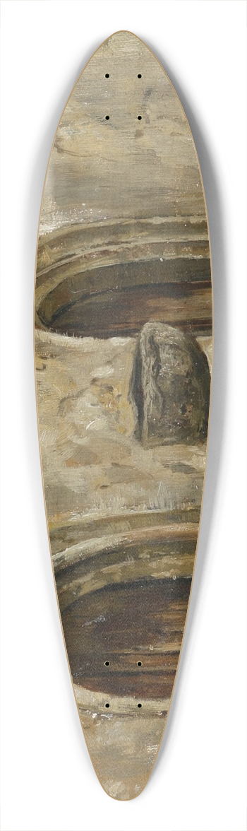 Karl Gebhardt - Studie aus Hall 1 39.3 inch art pintail longboard deck
