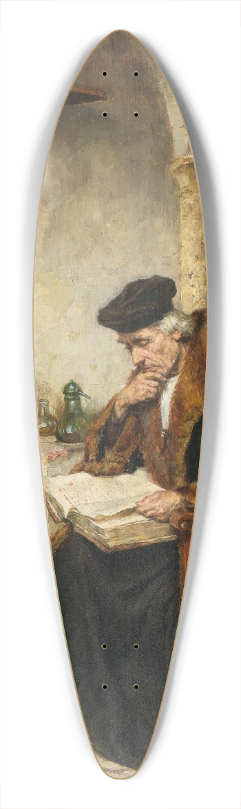 Karl Gebhardt - The alchemist 39.3 inch art pintail longboard deck