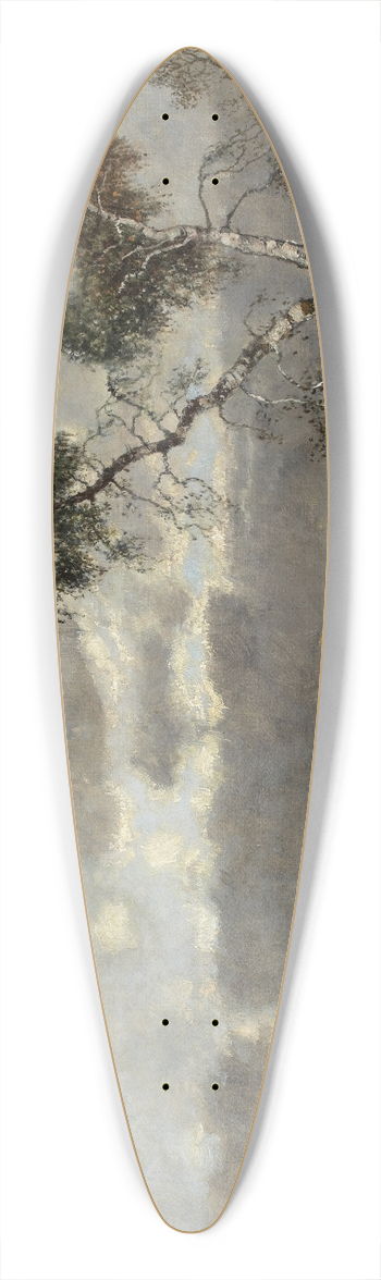 Karl Heffner - Sunset 39.3 inch art pintail longboard deck