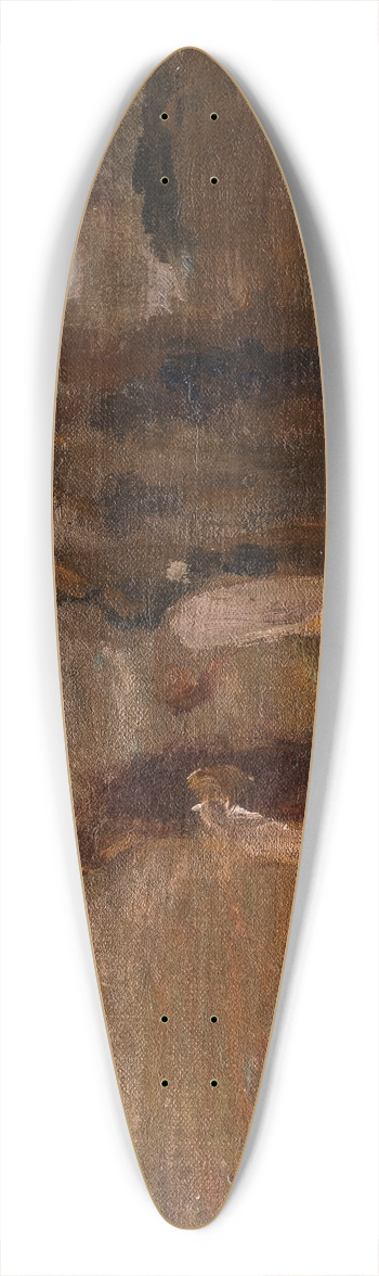 Karl Isakson - Composition Study 39.3 inch art pintail longboard deck
