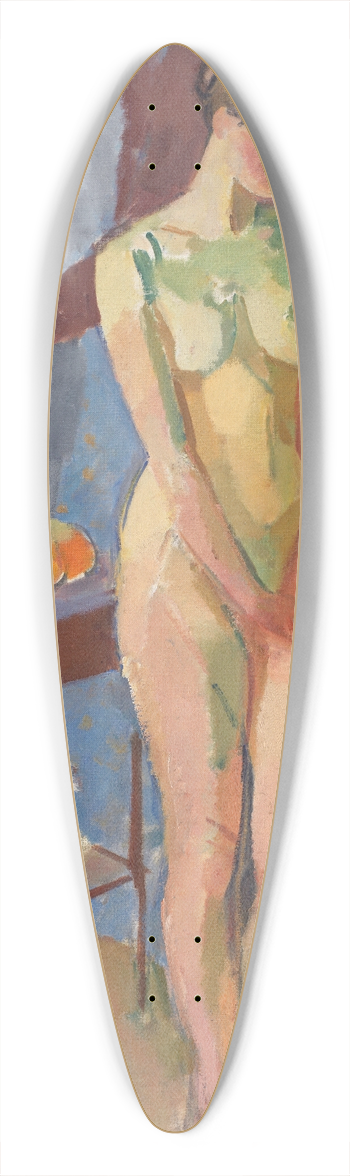Karl Isakson - Standing Female Nude 39.3 inch art pintail longboard deck