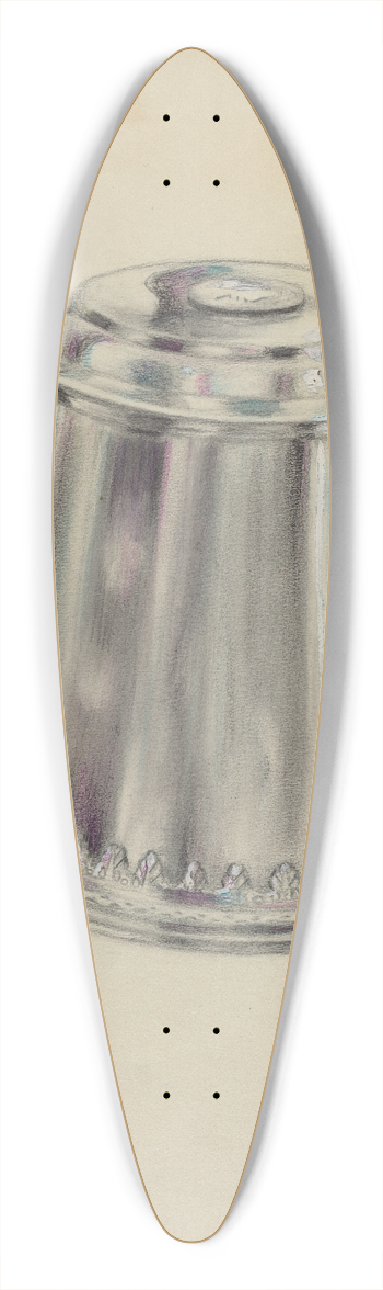 Karl Joubert - Silver Tankard 39.3 inch art pintail longboard deck