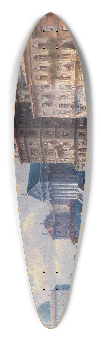 Karl Kaufmann - Venedig San Simeone 39.3 inch art pintail longboard deck
