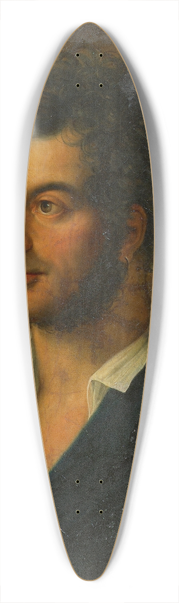 Karl Russ - Selbstbildnis 39.3 inch art pintail longboard deck