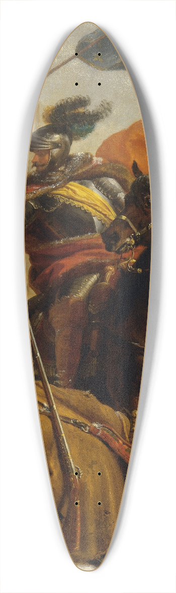 Karl von Blaas - Johann de Werths berfall bei Tuttlingen 1643 39.3 inch art pintail longboard deck