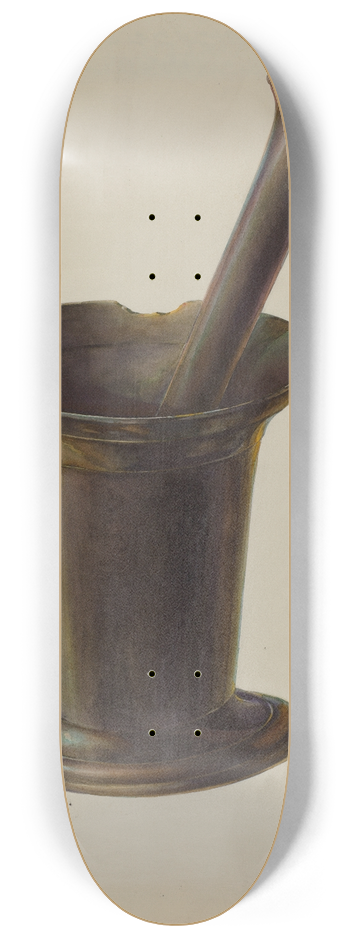 Gerald Transpota - Mortar and Pestle 8.25 inch art skate deck