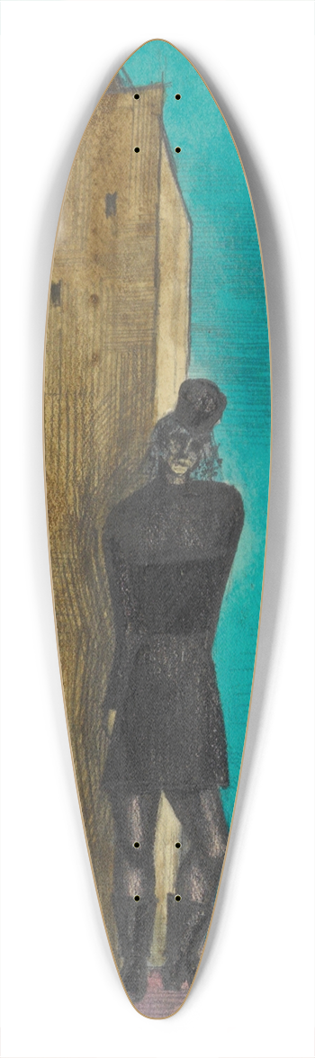Karl Wiener - Die Witwe 39.3 inch art pintail longboard deck
