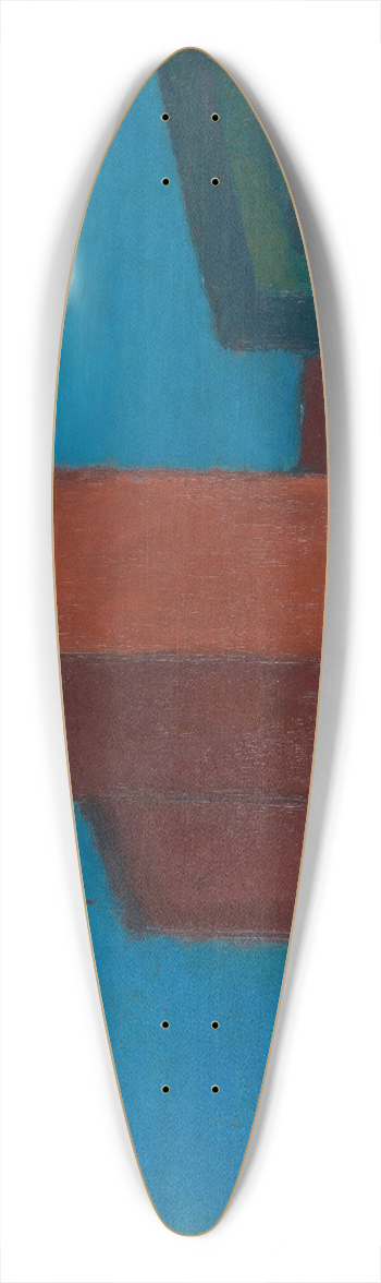 Karl Wiener - Ohne Titel (Huser) 39.3 inch art pintail longboard deck