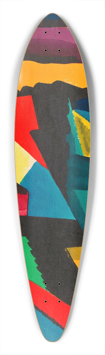 Karl Wiener - Ohne Titel II 39.3 inch art pintail longboard deck