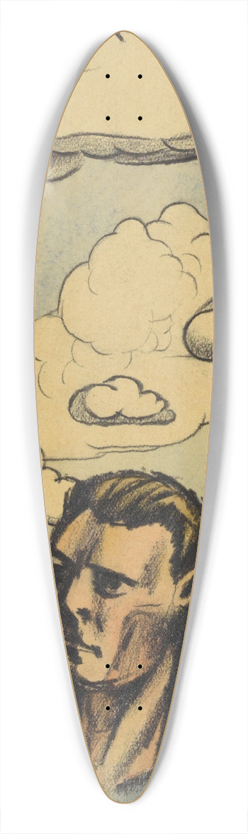 Karl Wiener - Sommer  Der Mann von Vierzig 39.3 inch art pintail longboard deck