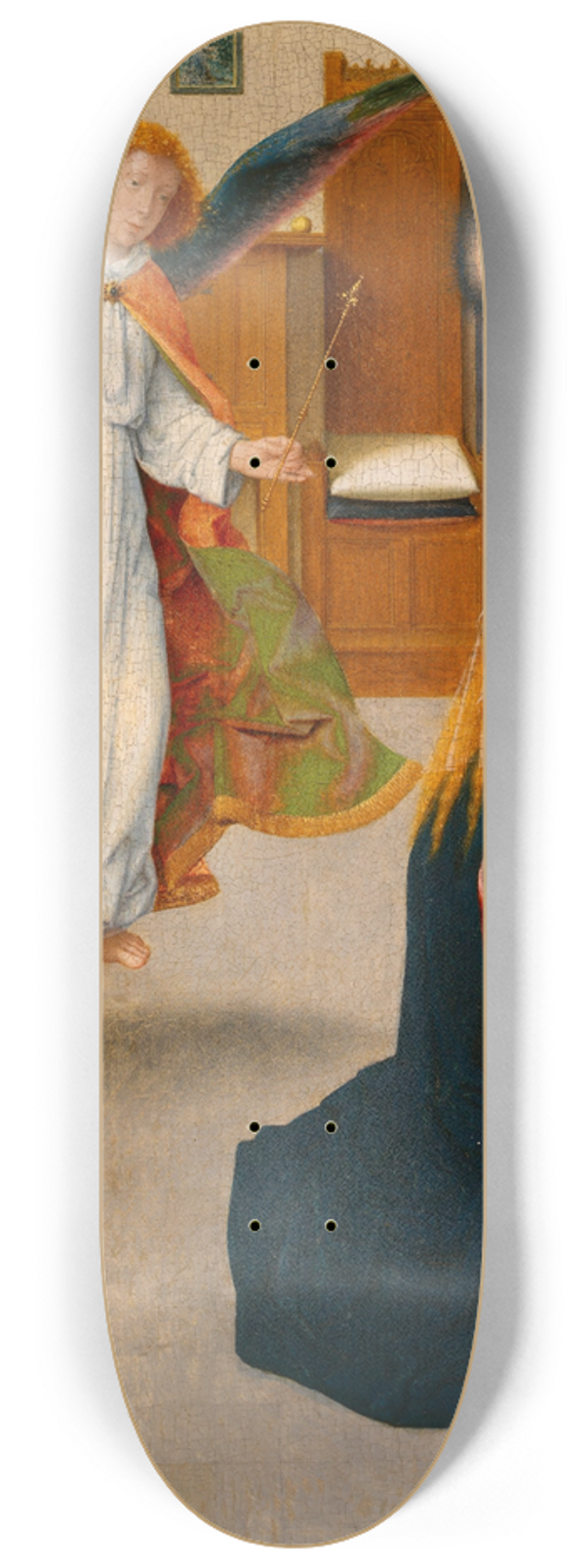 Gerard David - The Annunciation 8.25 inch art skate deck
