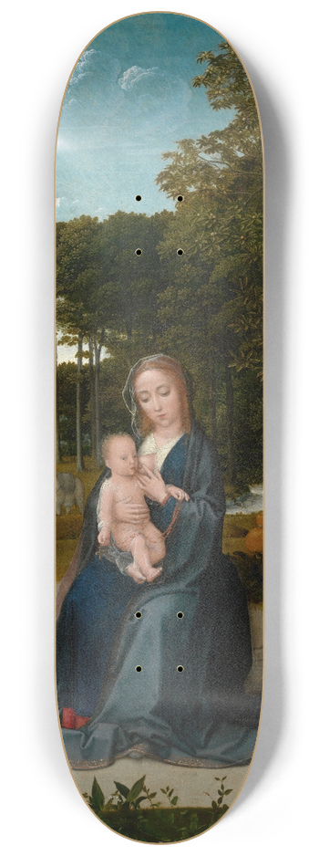 Gerard David - The Rest on the Flight into Egypt 8.25 inch art skate deck