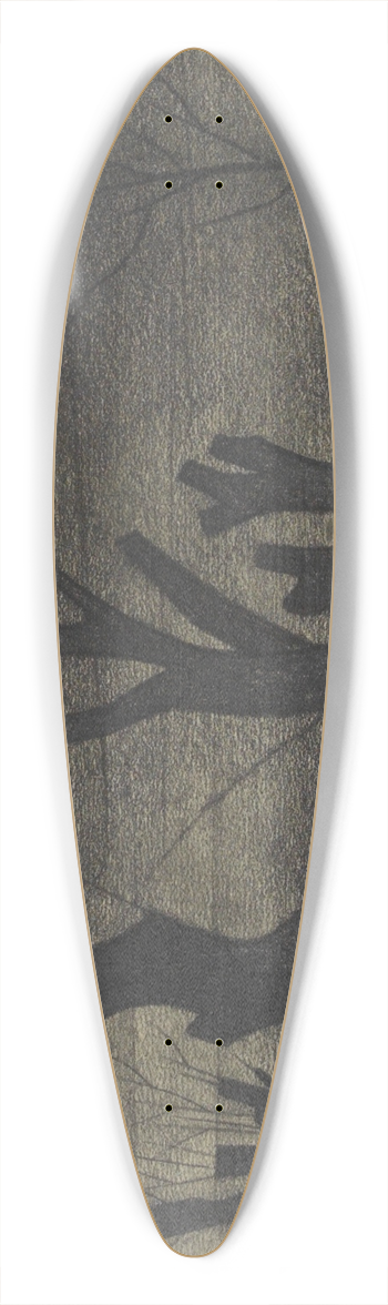Karl Wiener - Winter 39.3 inch art pintail longboard deck