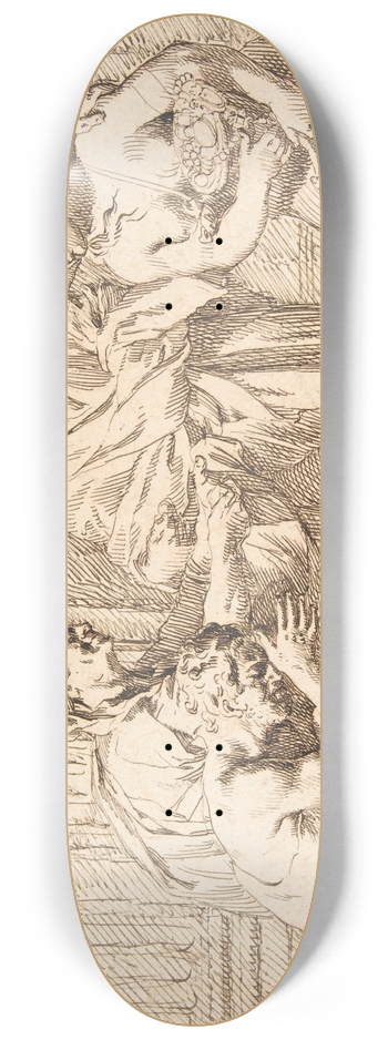 Gerard de Lairesse - Allegory of Fecundity 8.25 inch art skate deck