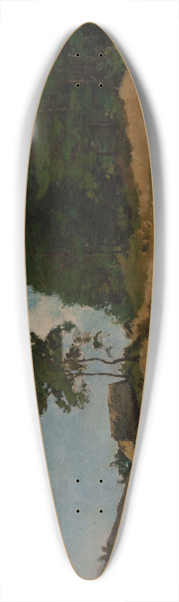 Kazimierz Alchimowicz - Landscape 39.3 inch art pintail longboard deck