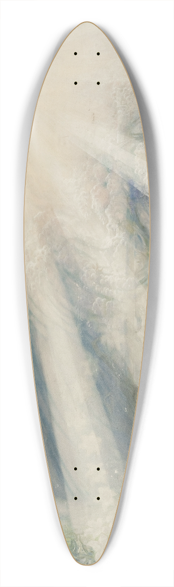 Kazimierz Stabrowski - Vision III  sketch for Annunciation 39.3 inch art pintail longboard deck