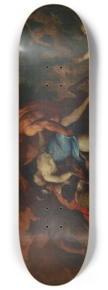 Gerard de Lairesse - Combat of the centaurs and lapiths 8.25 inch art skate deck