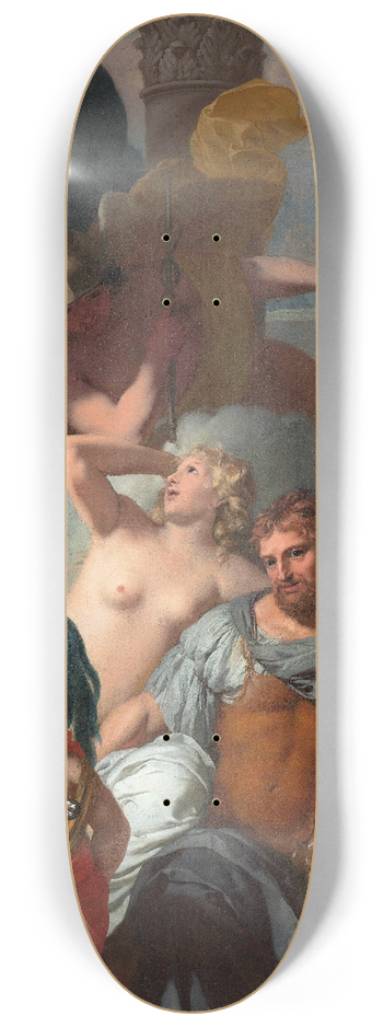 Gerard de Lairesse - Mercury Ordering Calypso To Release Odysseus 8.25 inch art skate deck