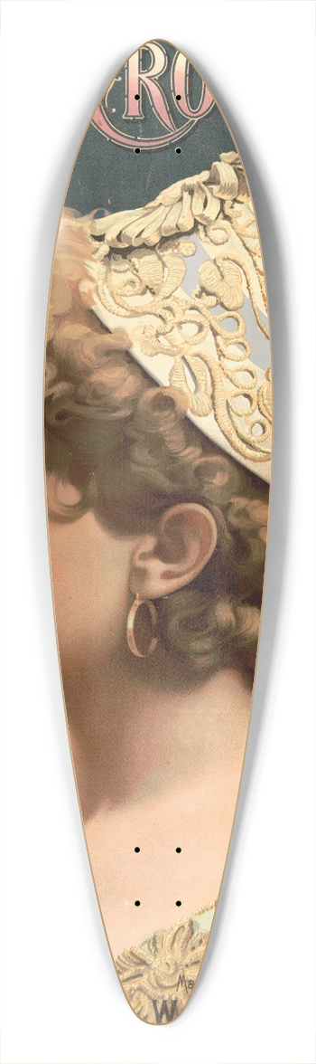 Knapp & Co. - Turkish cross-cut cigarettes 39.3 inch art pintail longboard deck