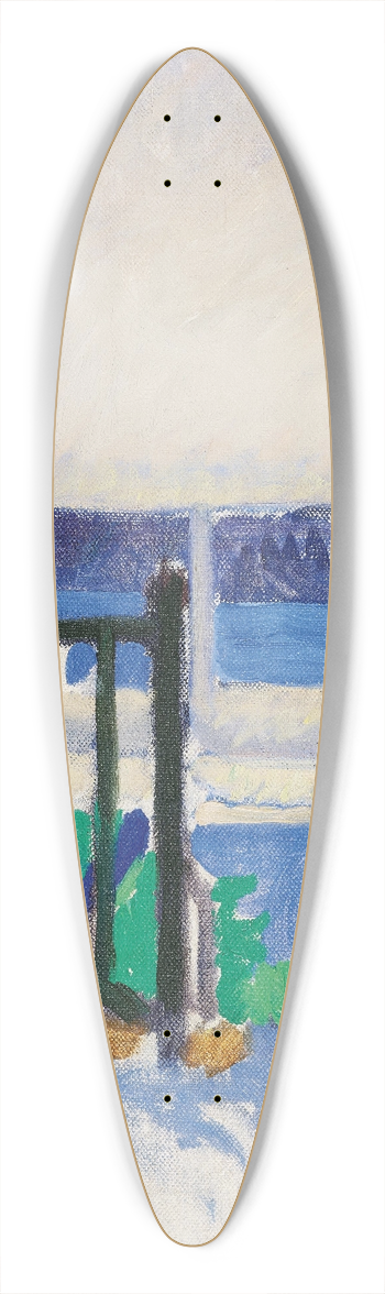Koloman Moser - Staircase 39.3 inch art pintail longboard deck