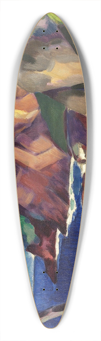 Konrad Mgi - Capri maastik 39.3 inch art pintail longboard deck