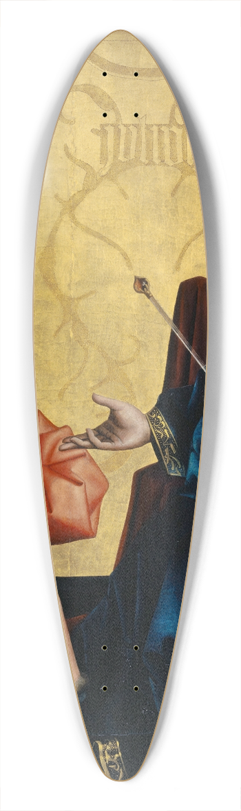 Konrad Witz - Antipater before Julius Cesar 39.3 inch art pintail longboard deck