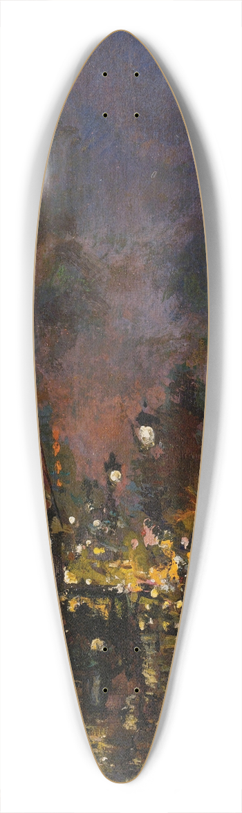 Konstantin Alexeevich Korovin - La Porte Saint Denis 39.3 inch art pintail longboard deck