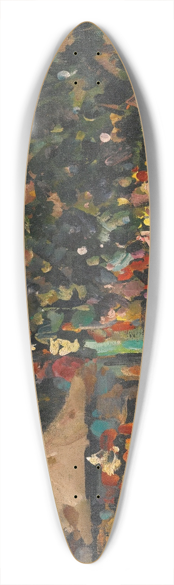 Konstantin Alexeevich Korovin - Paris By Night 39.3 inch art pintail longboard deck