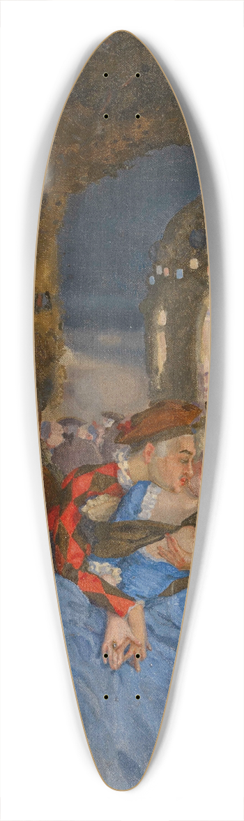 Konstantin Andreevich Somov - Rendezvous 39.3 inch art pintail longboard deck