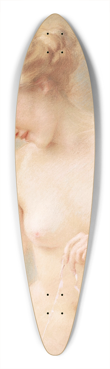 Konstantin Egorovich Makovsky - Sitting Nude 39.3 inch art pintail longboard deck