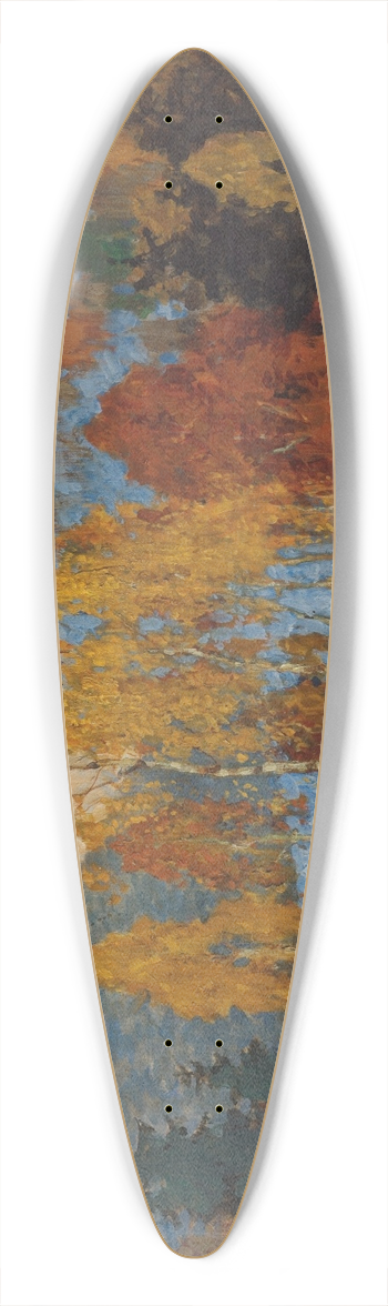 Konstantin Ivanovich Gorbatov - Golden autumn 39.3 inch art pintail longboard deck