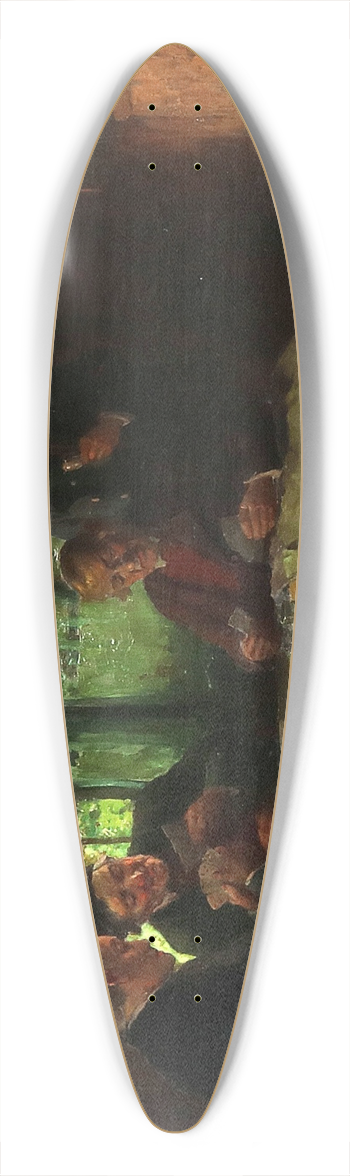 Konstantin Stoitzner - Bauernschnapsen 39.3 inch art pintail longboard deck