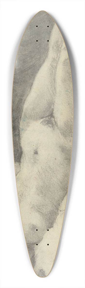 Kontantn Bauer - Akt leiacej eny 39.3 inch art pintail longboard deck