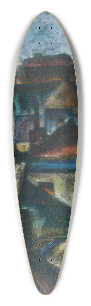Kontantn Bauer - Na okraji mesta 39.3 inch art pintail longboard deck