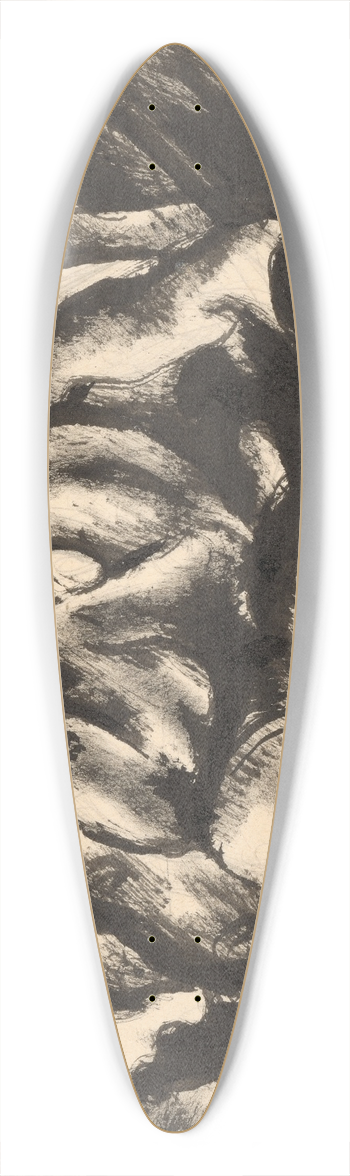 Kontantn Bauer - Tulk 39.3 inch art pintail longboard deck