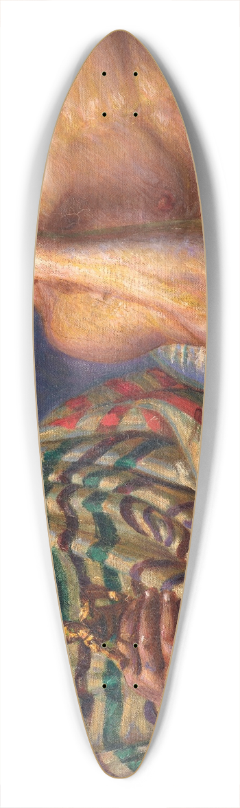 Kristian Zahrtmann - Socrates And Alcibiades 39.3 inch art pintail longboard deck